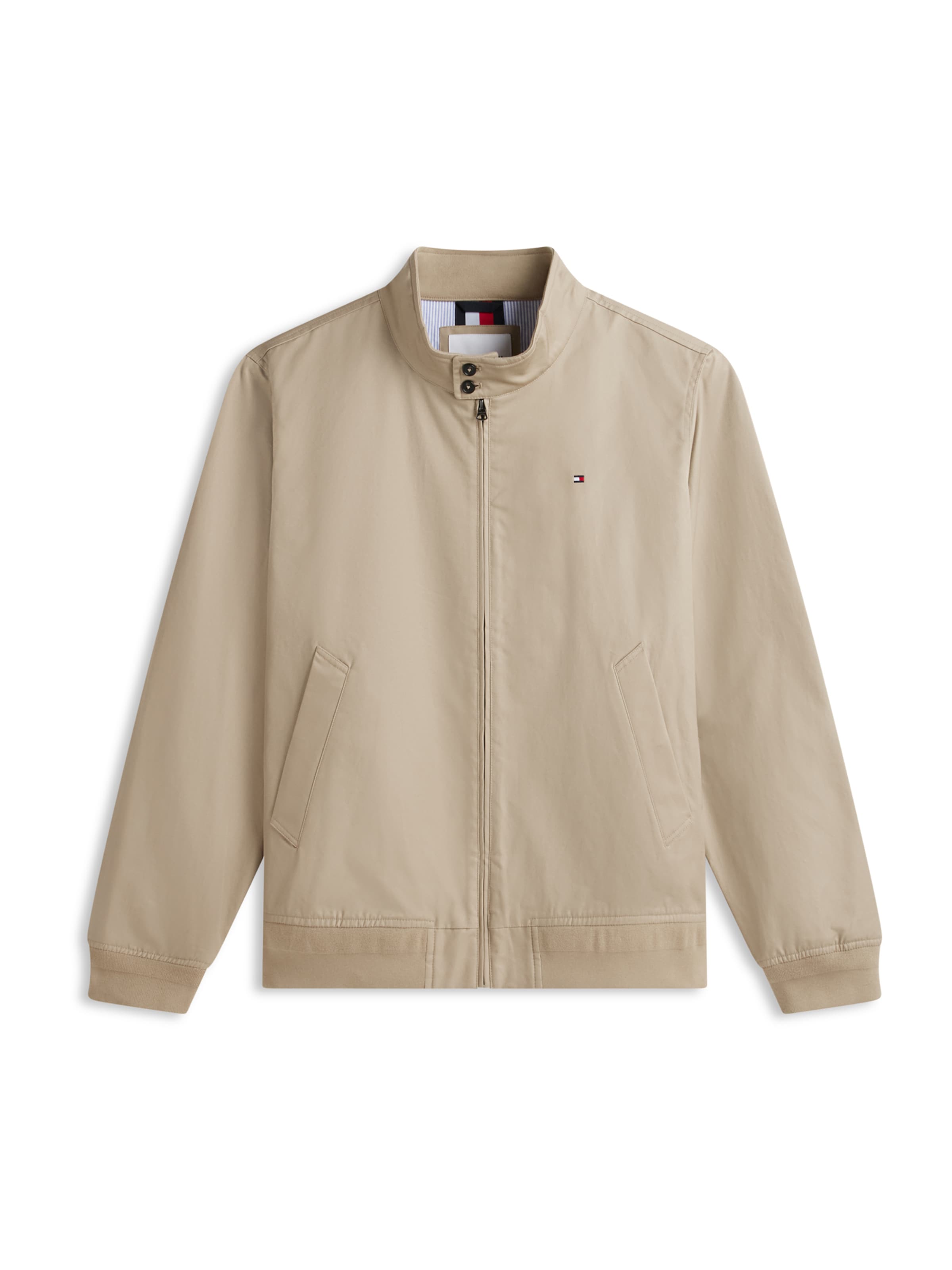 Tommy Hilfiger Big & Tall Tussenjas 'CLASSIC HARRINGTON' in Beige: voorkant