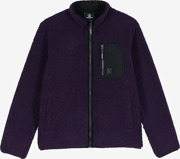 Volcom Fleecetakki 'Muzzer Fuzzar' värissä lila: etupuoli