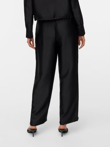 VERO MODA Wide leg Trousers 'VMTOMA' in Black