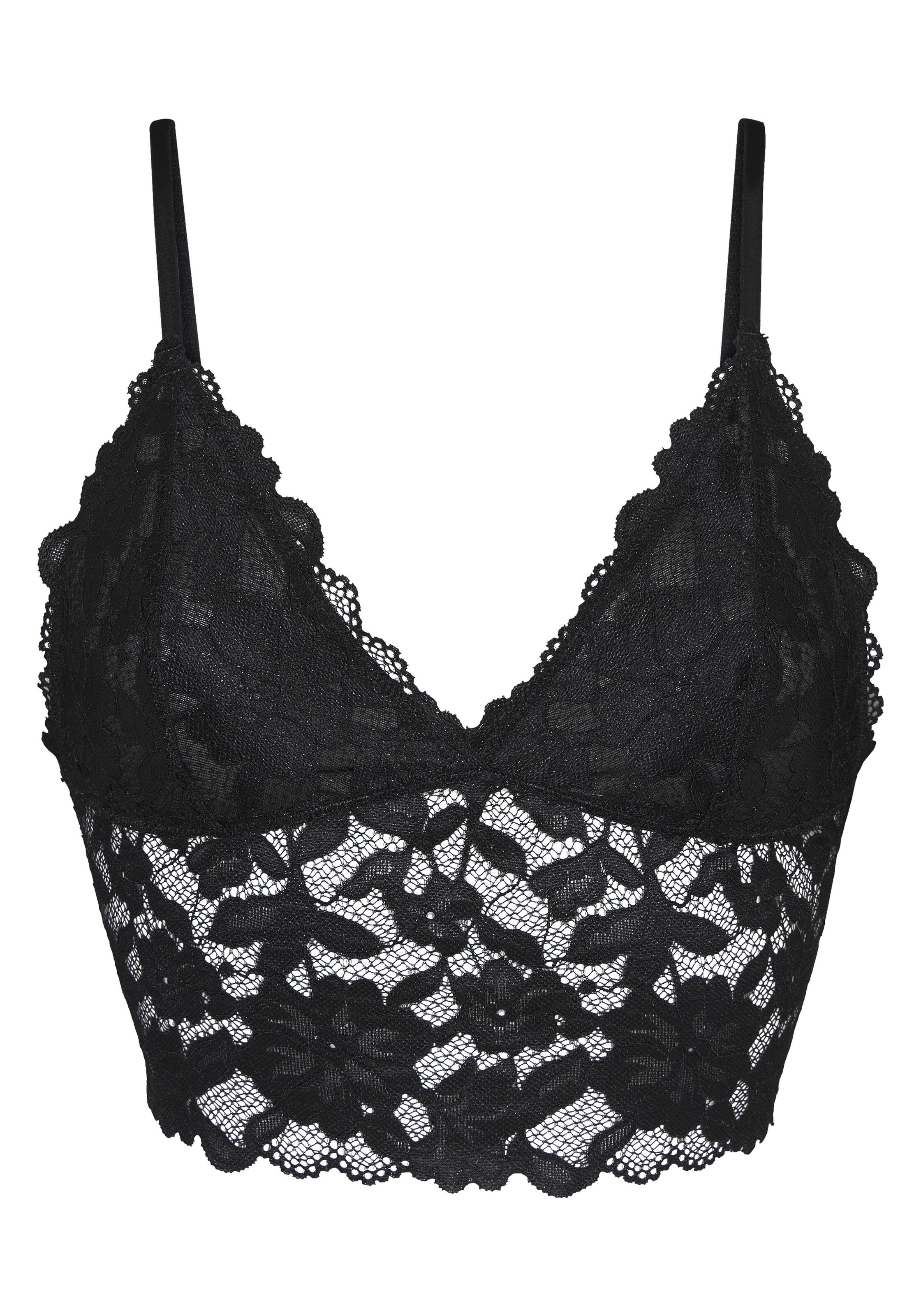 LSCN by LASCANA Bralette Bra in Black: front