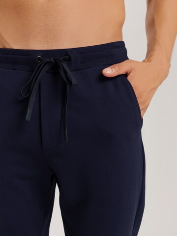 Hanro Pyjamabroek ' Natural Living ' in Blauw