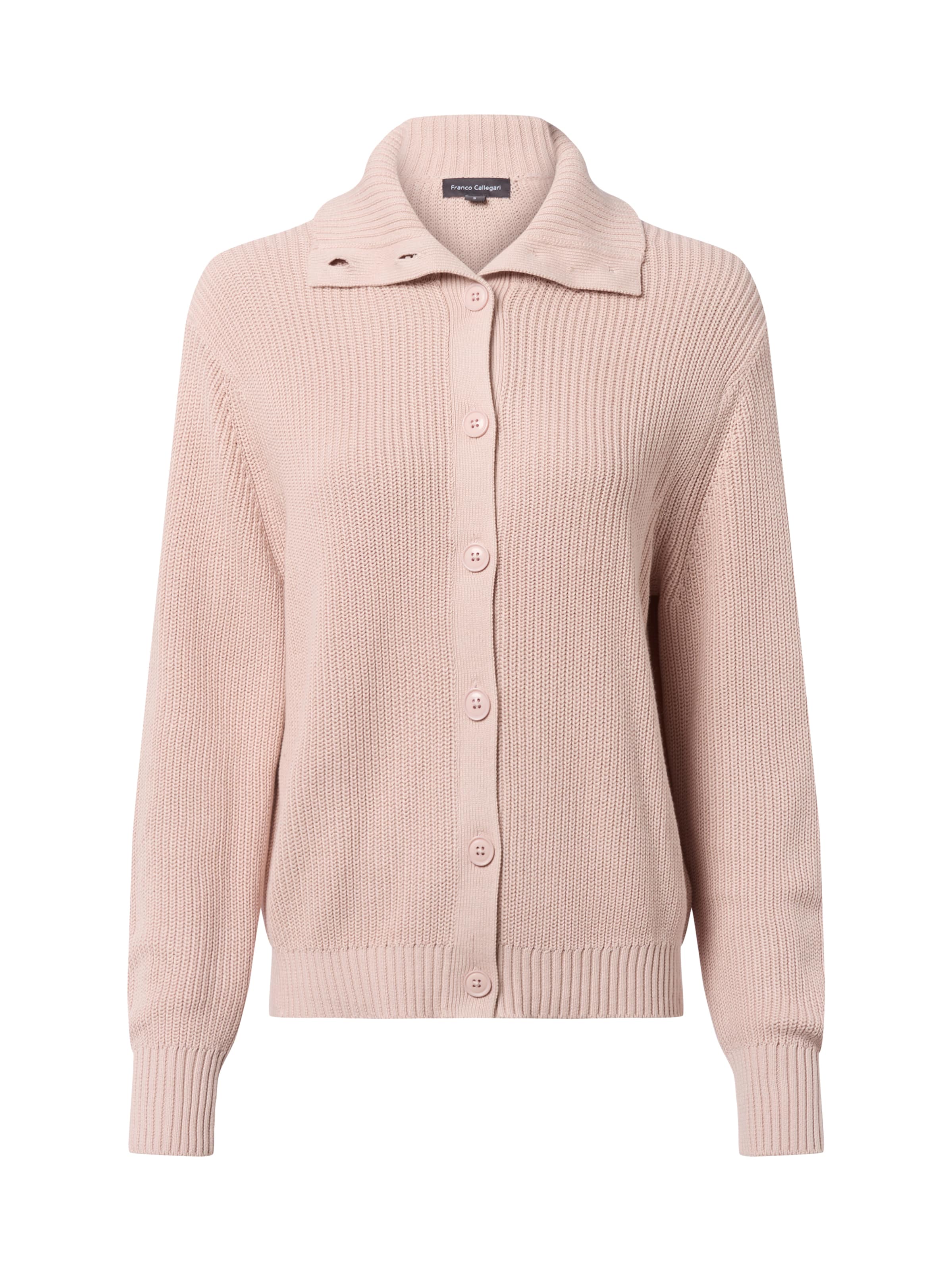 Franco Callegari Gebreid vest in Roze: voorkant