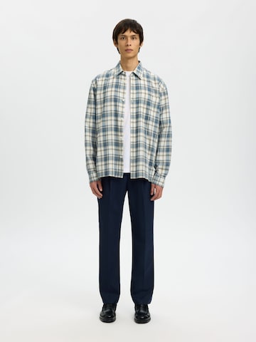 SELECTED Comfort fit Overhemd in Beige