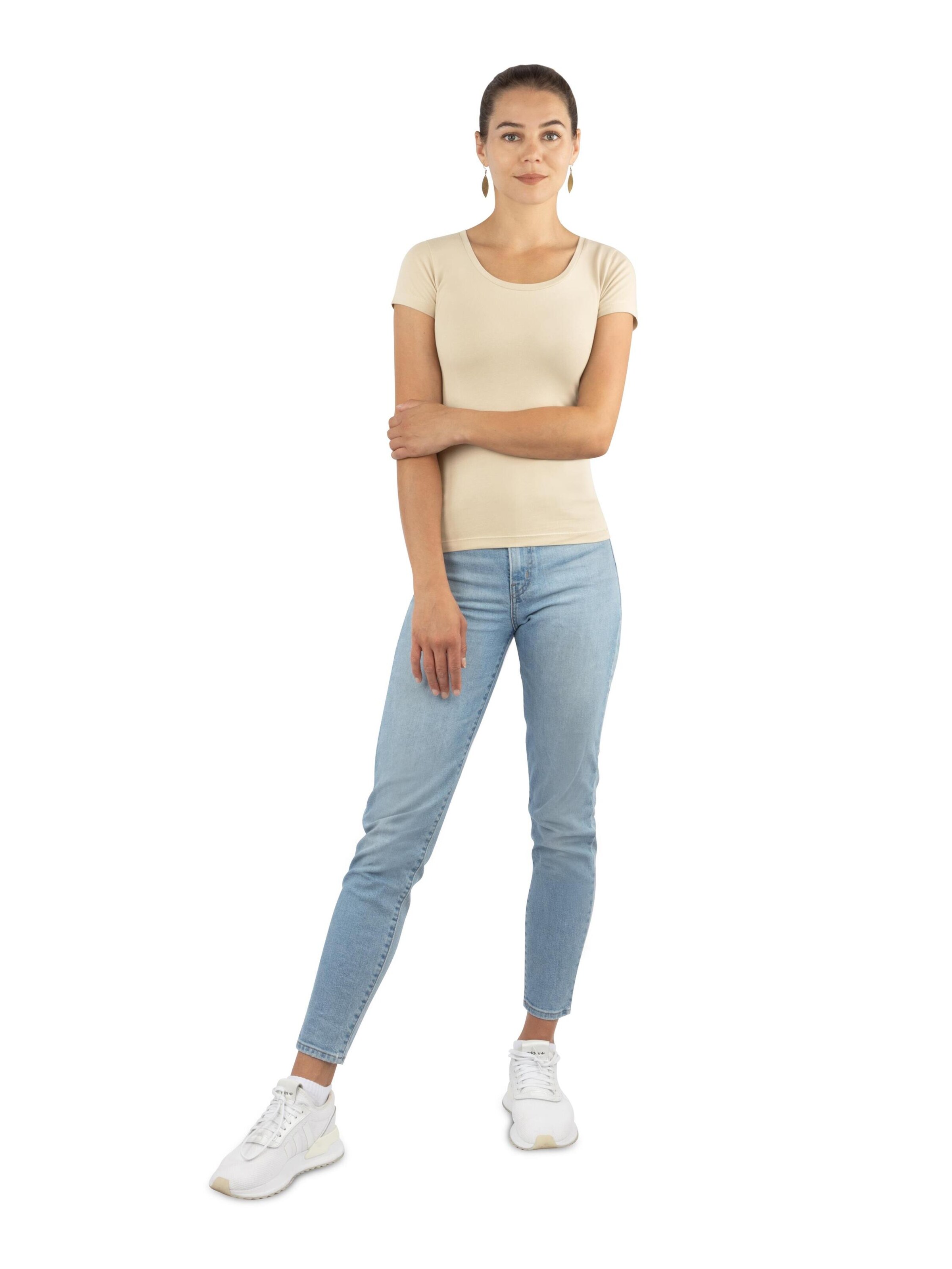 Janice Shirt 'Nysa' in Beige