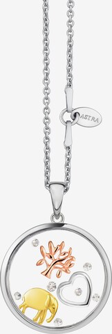 Astra Necklace 'YOUR SOUL SHINES' in Silver: front