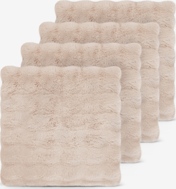 Aspero Kissenbezug ' Milan ' in Grau: Vorderseite