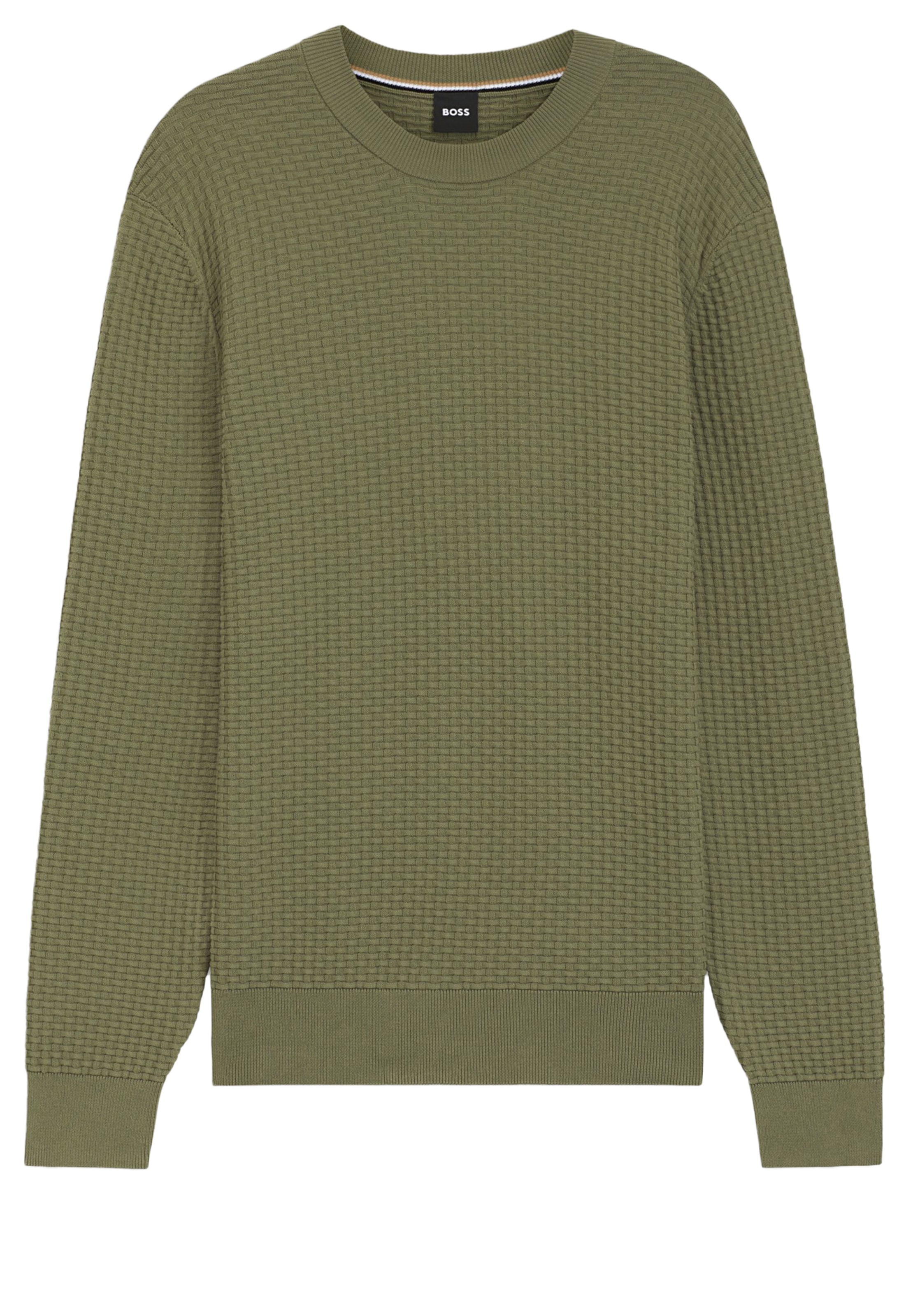 BOSS Pullover 'H-Imberto' in Grün: Vorderseite