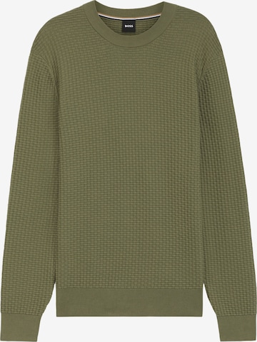 BOSS Pullover 'H-Imberto' in Grün: Vorderseite
