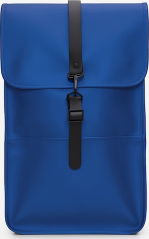 RAINS Backpack in Blue: front