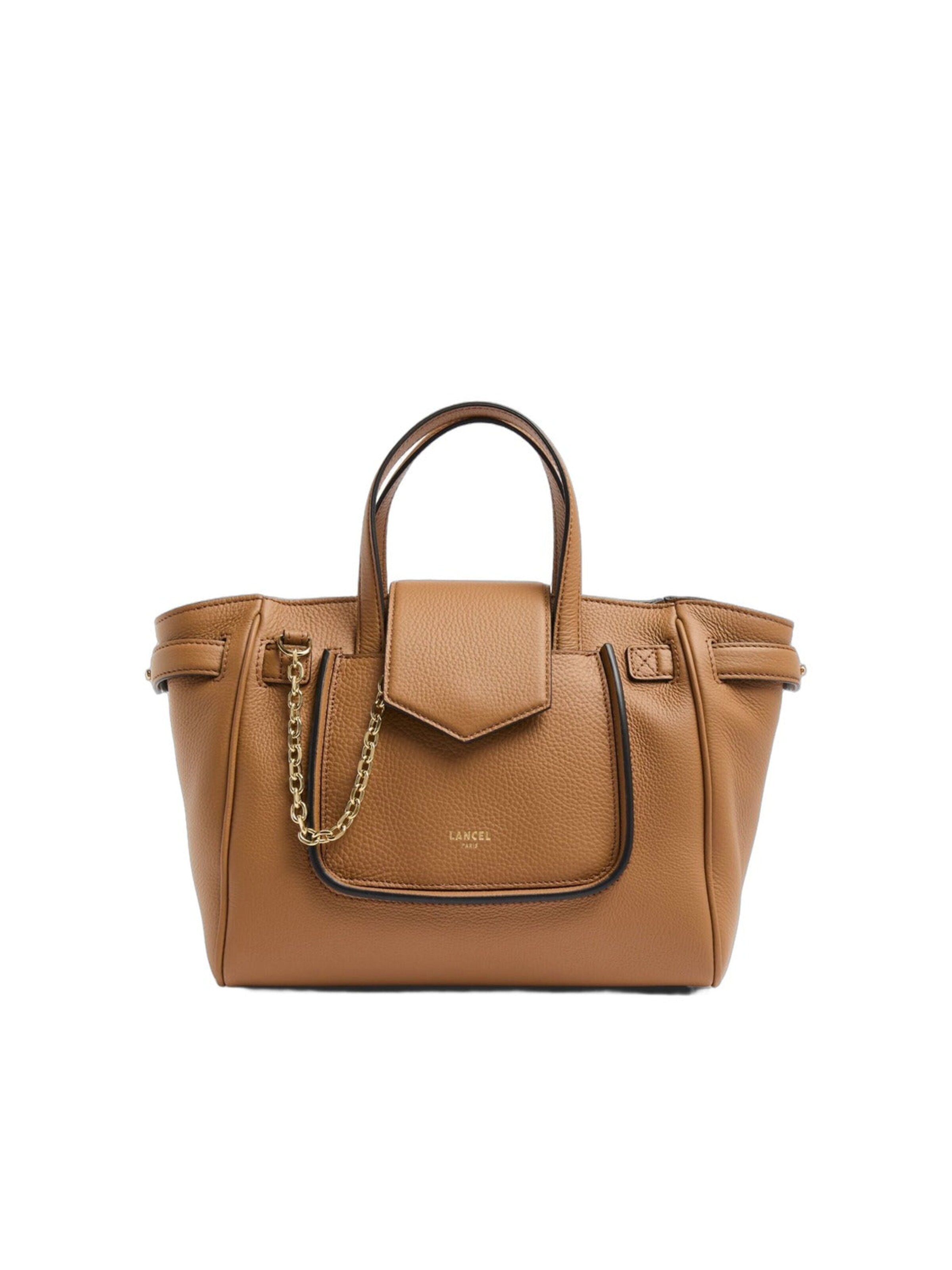 Lancel Дамска чанта 'Lancel Sac Carryall S THEA De Lancel Camel' в кафяво: отпред