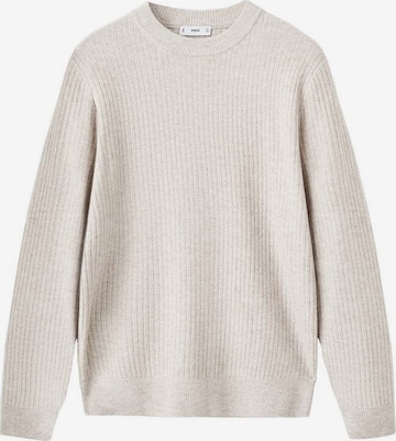MANGO MAN Pullover 'Park' in Beige: Vorderseite