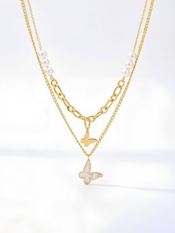 Nemomatheo Necklace 'Mariposa' in Gold