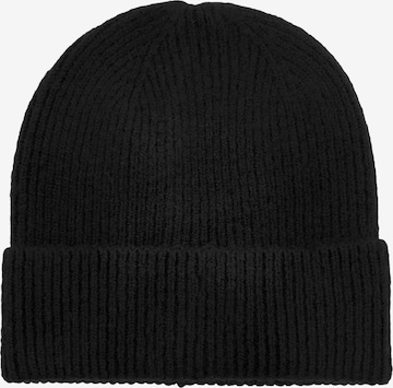 Bonnet Pull&Bear en noir : devant