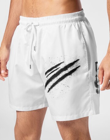 Plein Sport - Bermudas en blanco
