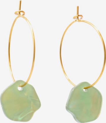 Boucles d'oreilles 'Alice' Fräulein Wunder en vert : devant