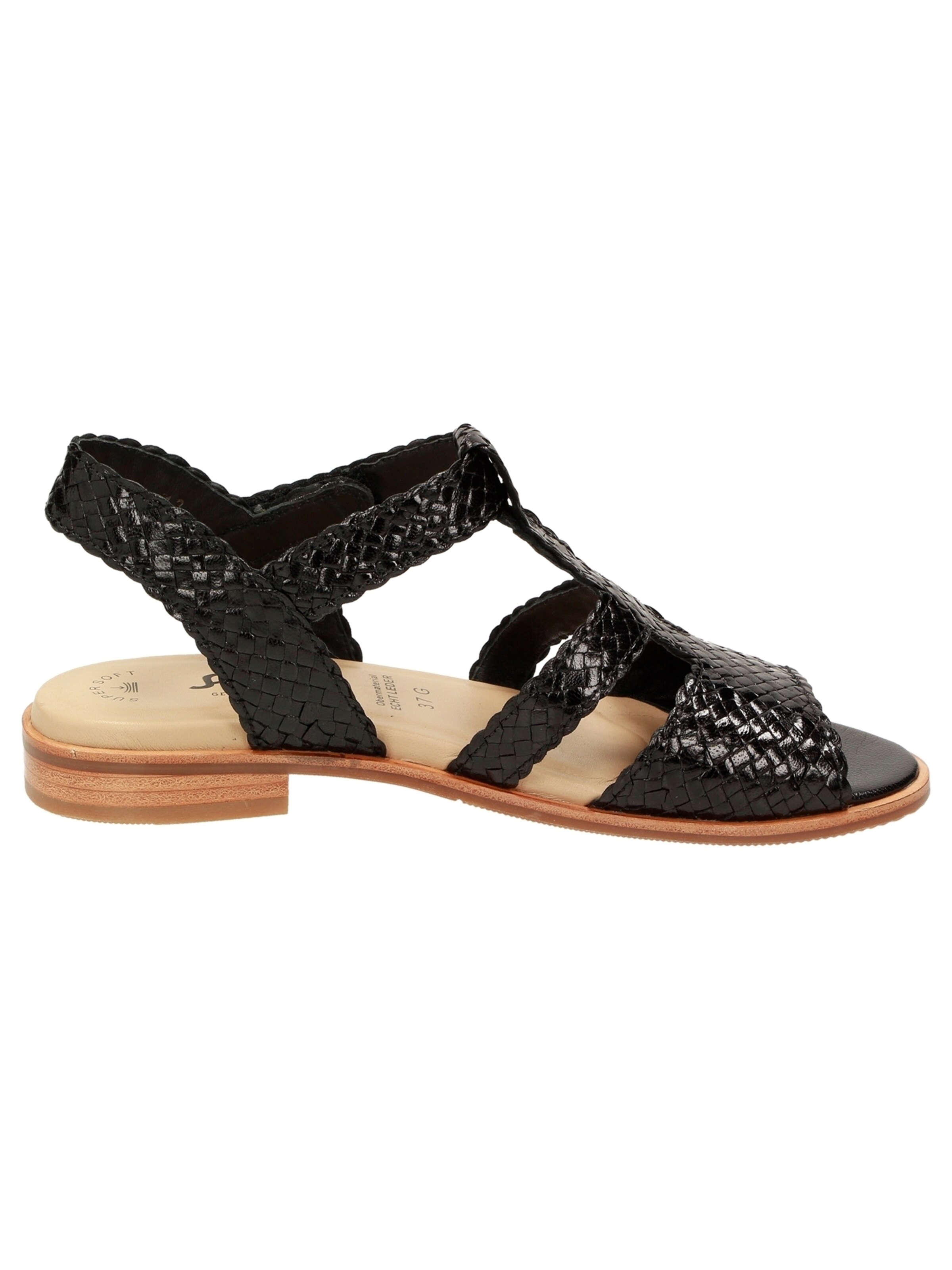 SIOUX Sandal 'Cosinda-702' in Black