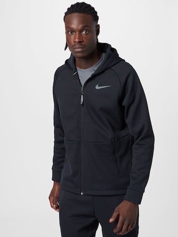 NIKE Outdoor jacket in Black: front