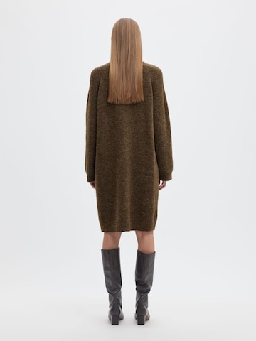 SELECTED Knit dress in Brown