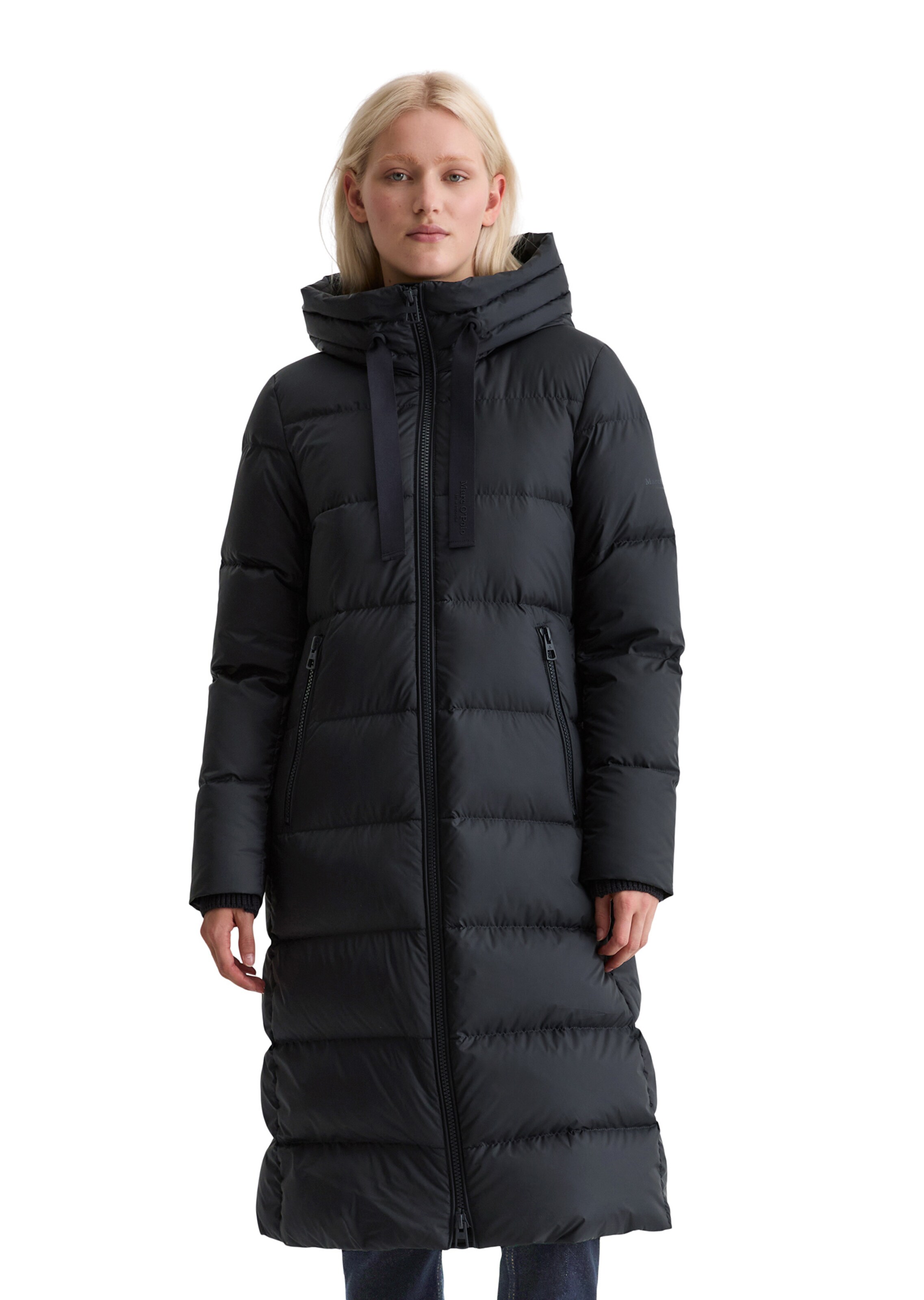 Marc O'Polo Between-seasons coat in Blue: front