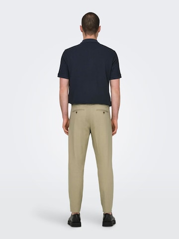 Effilé Pantalon '22025785' Only & Sons en beige