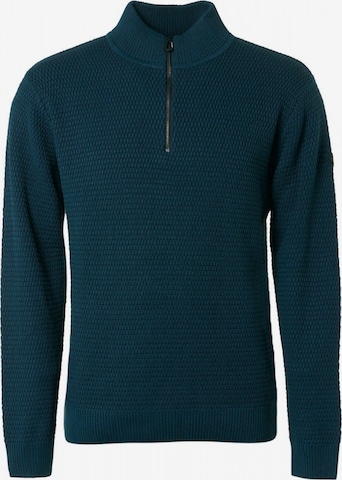 No Excess Sweater in Blue: front