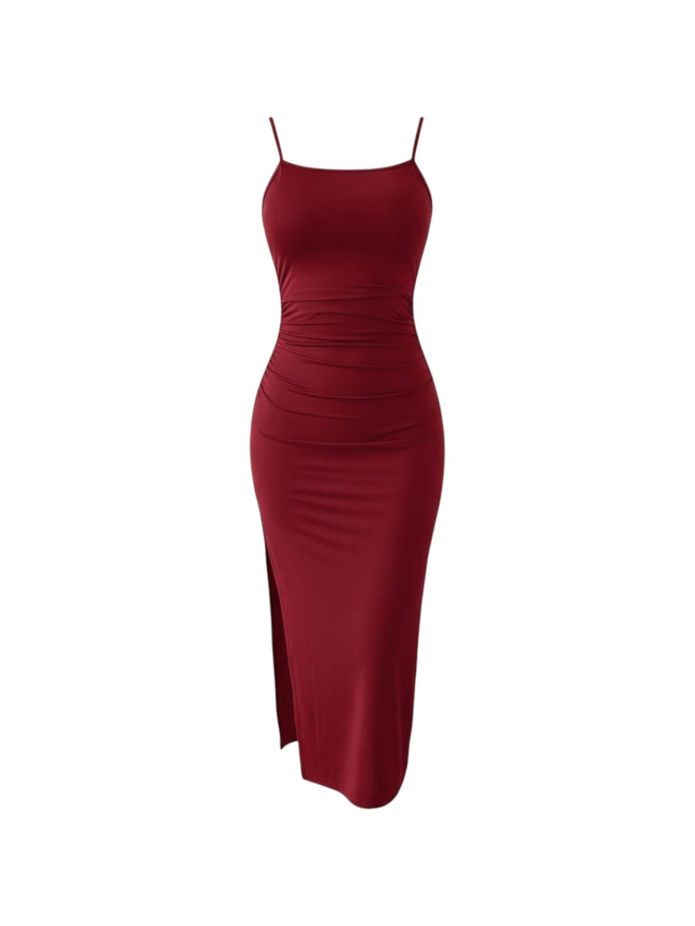 Ocoza Dress in Red: front