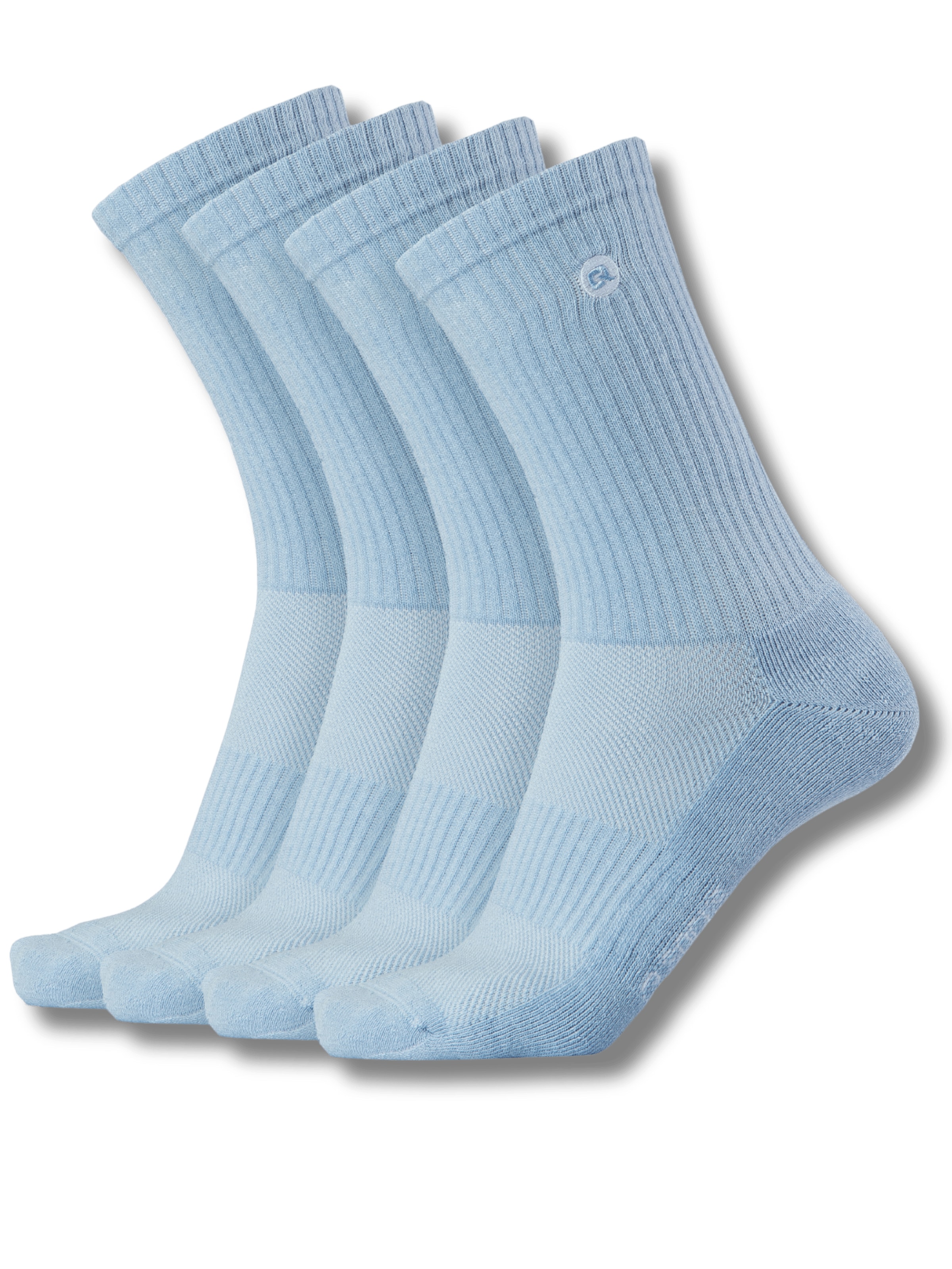 Chaussettes QOLONIA en bleu : devant