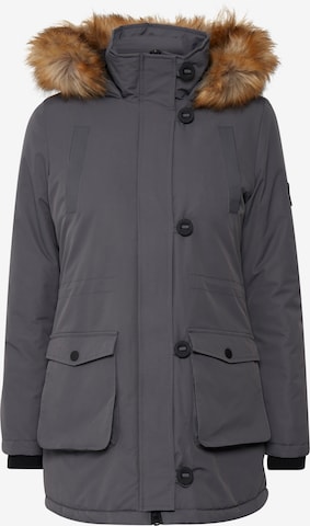 Oxmo Winter Parka 'Acta' in Grey: front