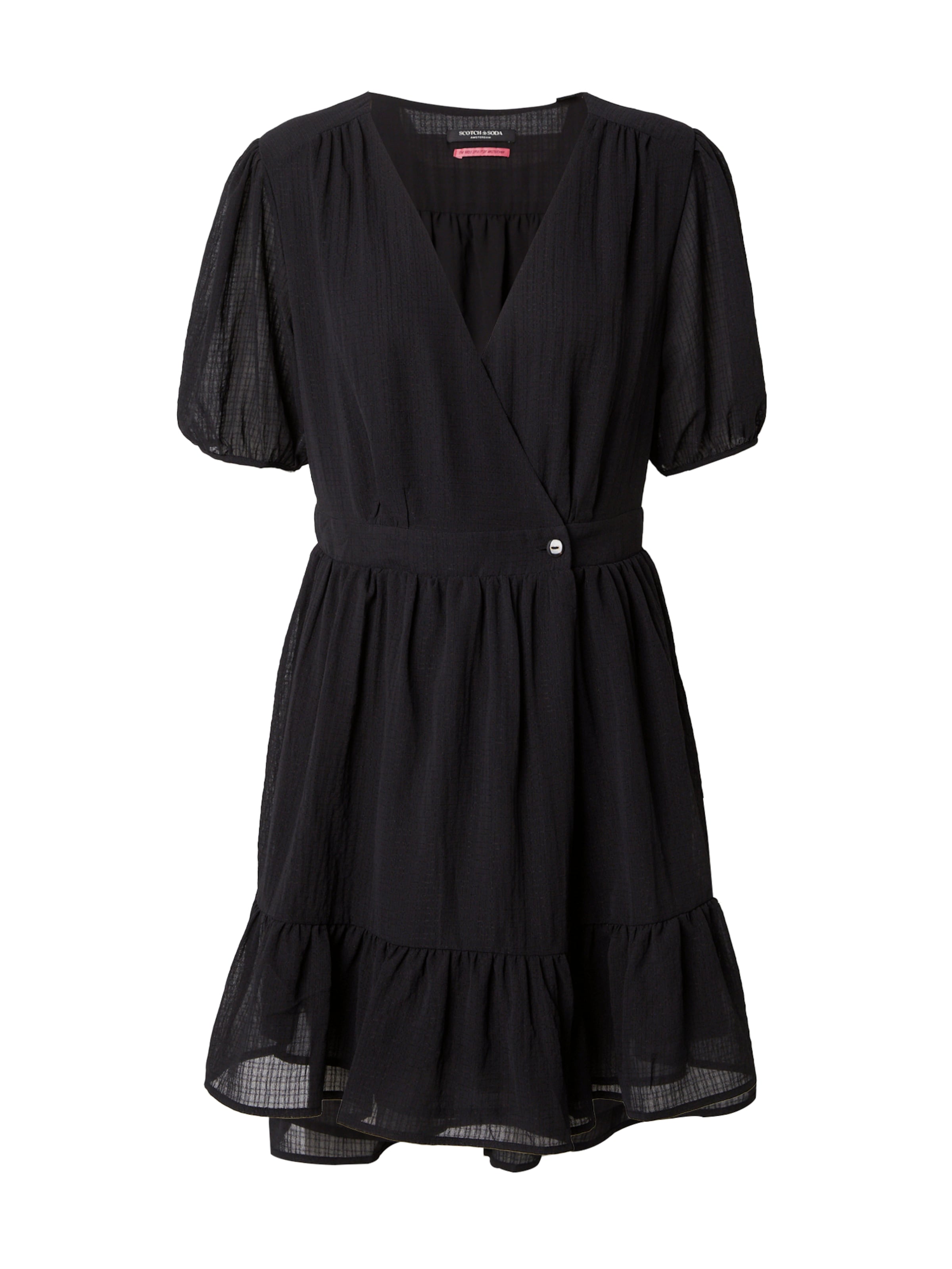 SCOTCH & SODA Obleka | črna barva: sprednja stran