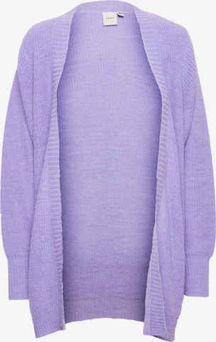 ICHI Knit Cardigan 'IHNOVO' in Purple: front