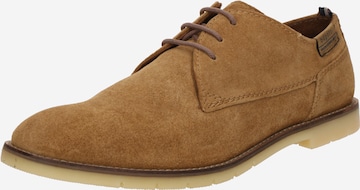 bugatti Nöörking, värv pruun: eest vaates