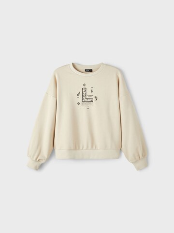 NAME IT Sweatshirt i beige