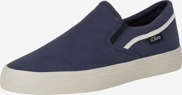 Scarpa slip-on di s.Oliver in blu: frontale