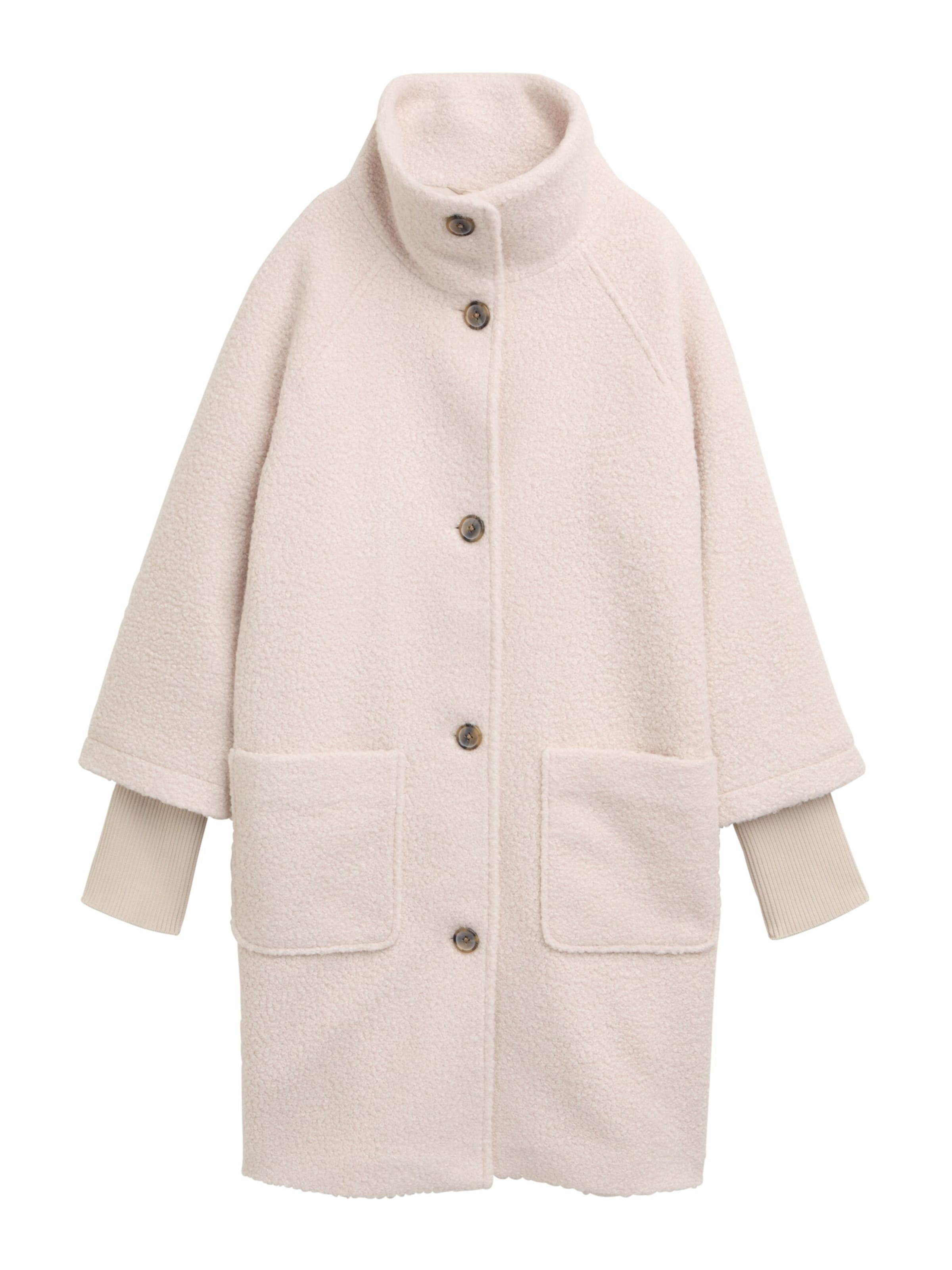 TOM TAILOR Between-Seasons Coat in White: front