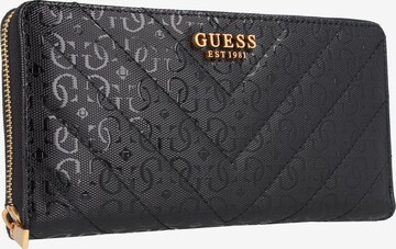 GUESS Wallet 'Jania' in Black