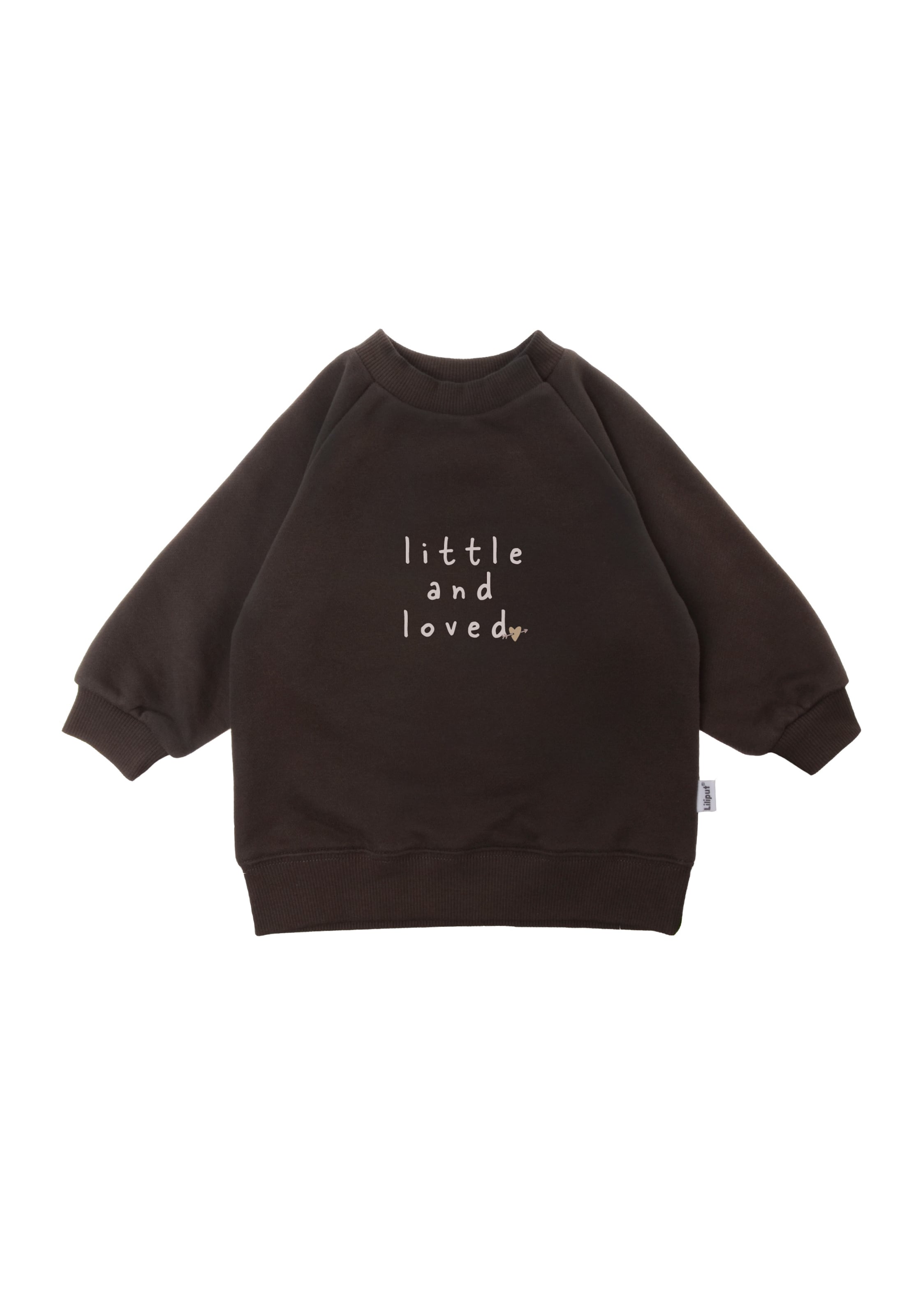 LILIPUT Sweatshirt 'little and loved' in Brown: front