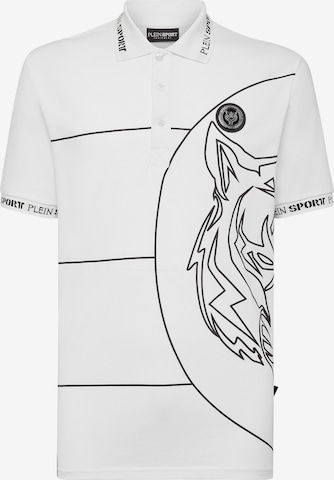 Plein Sport - Camiseta 'Tiger' en blanco: frente