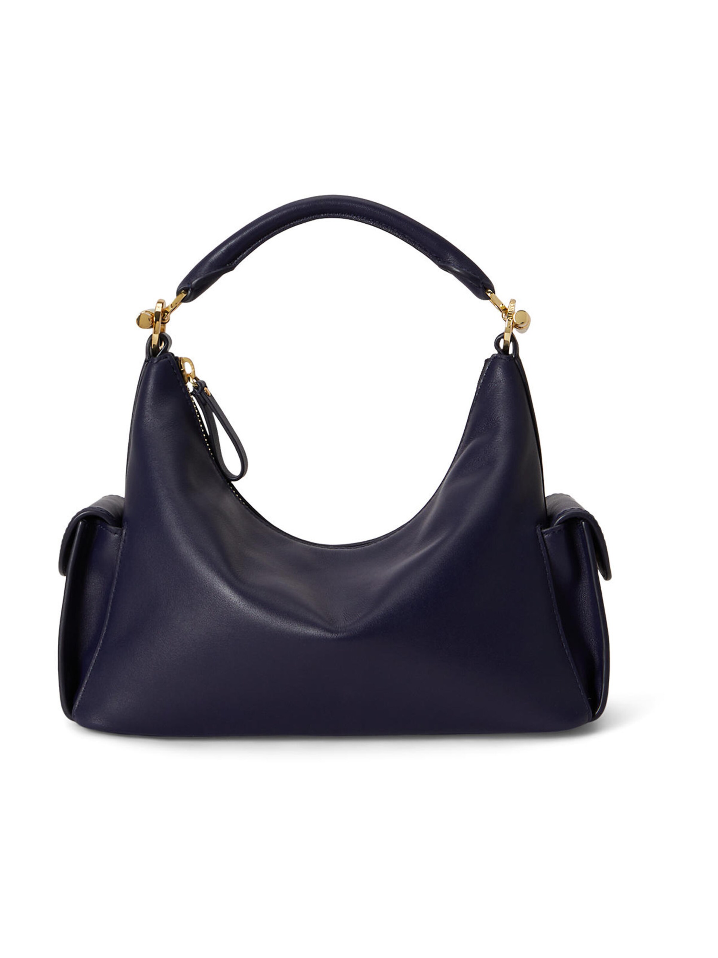 Lauren Ralph Lauren - Mala de ombro 'BLAIKE' em azul: frente