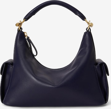 Lauren Ralph Lauren - Mala de ombro 'BLAIKE' em azul: frente