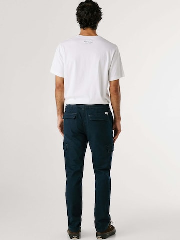 Pepe Jeans Tapered Cargo Pants in Blue
