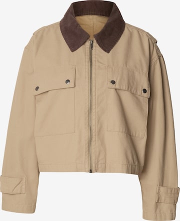Veste mi-saison Urban Classics en beige : devant