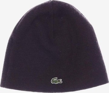 LACOSTE Hat & Cap in One size in Black: front