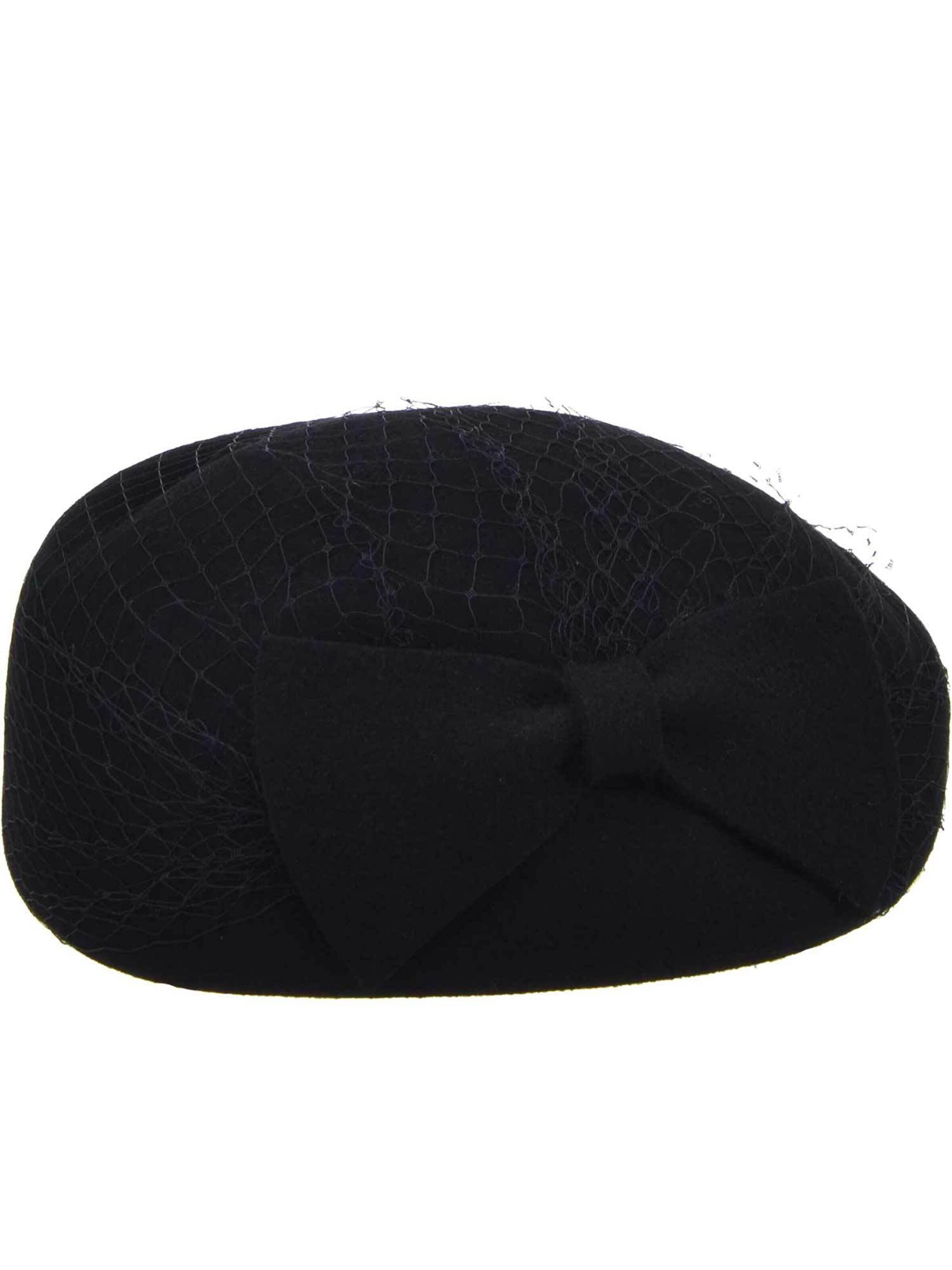 Seeberger Hat 'Hut' in Black: front