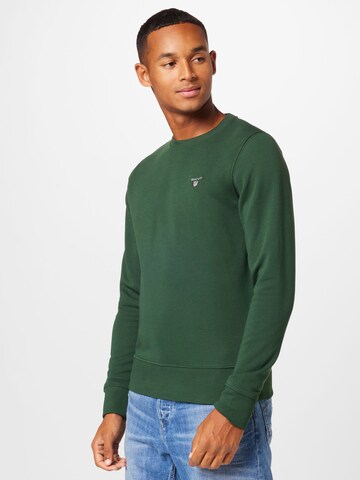 zaļš GANT Sportisks džemperis: no priekšpuses