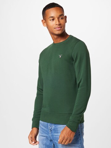 Sweat-shirt GANT en vert : devant