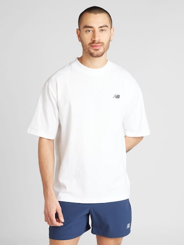 T-Shirt new balance en blanc