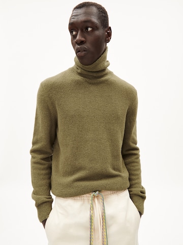 ARMEDANGELS Sweater 'ULDAA' in Green: front