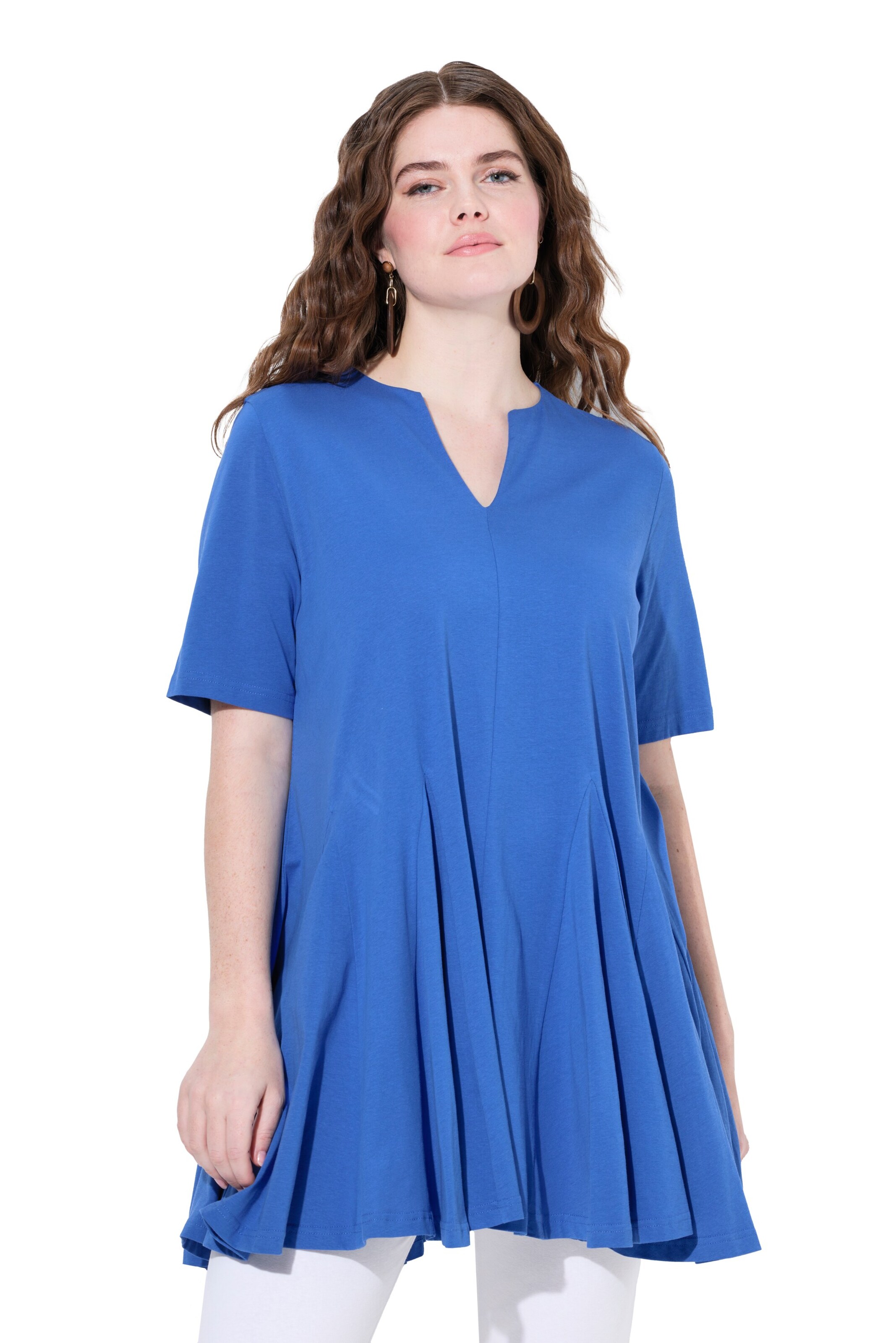 Ulla Popken Shirt in Blau: Vorderseite