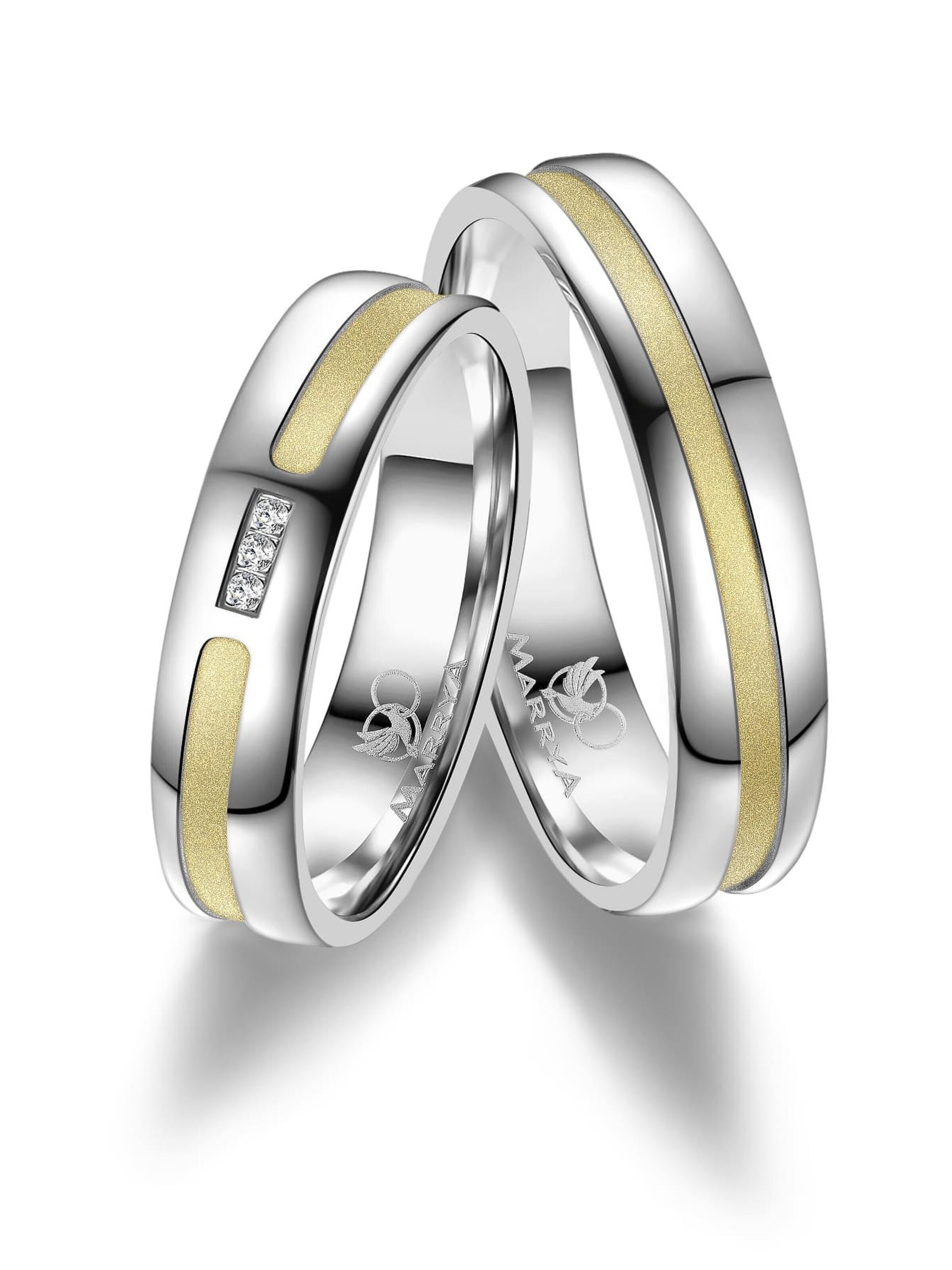 MARRYA Ring 'MARRYA SI-21 Ehering aus Silber' in Silver