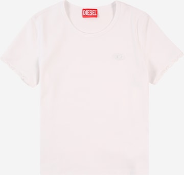 balta DIESEL Marškinėliai 'TUNCUTIELACE': priekis